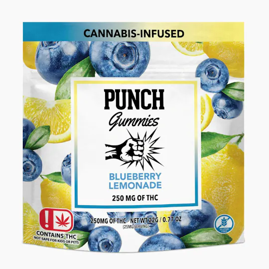 Punch Edibles & Extracts - Punch Extracts | Blueberry Lemonade | Edibles | 250mg - 1