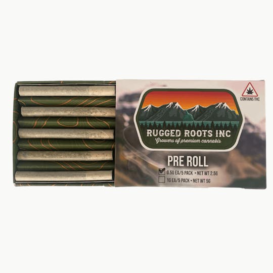 Rugged Roots - Rugged Roots - Gummiez 0.5g Pre Roll 5 Pack 2.5g - 1