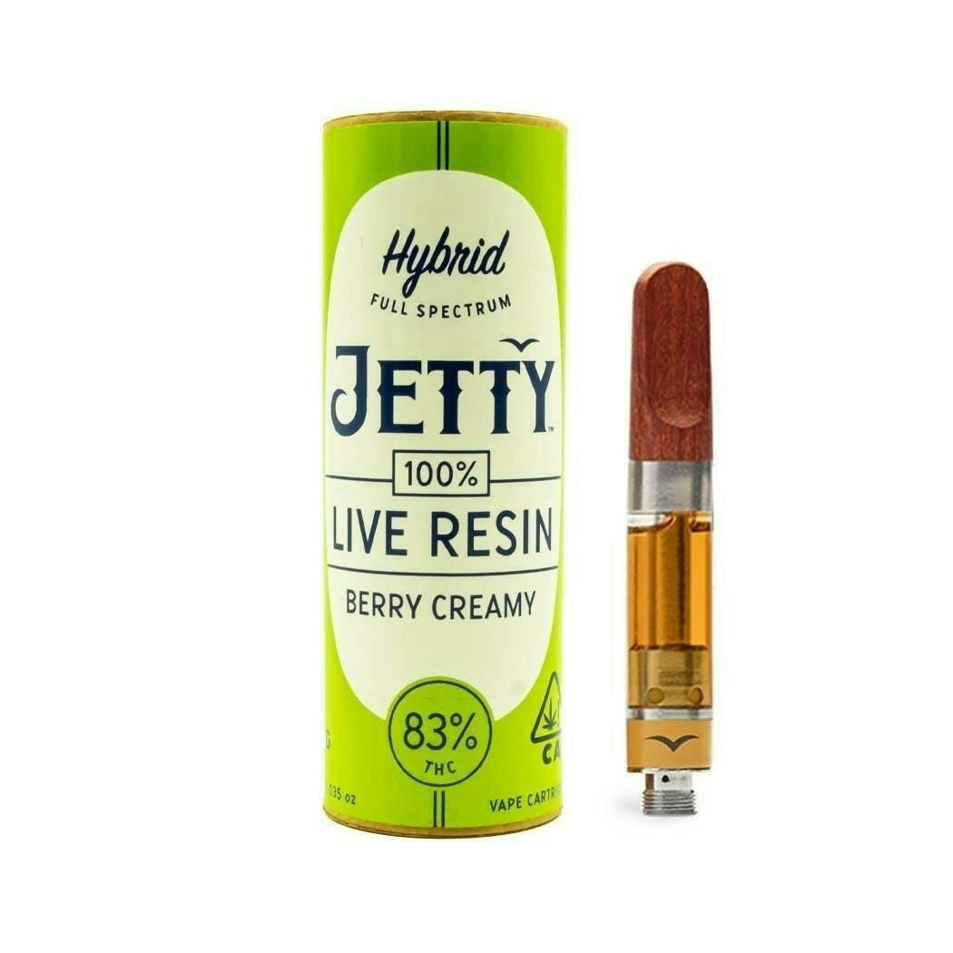 Jetty Extracts - Berry Creamy | Live Resin Cartridge | 1g - 1