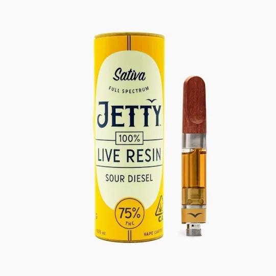 Jetty Extracts - Sour Diesel | Live Resin Cartridge | 1g - 1