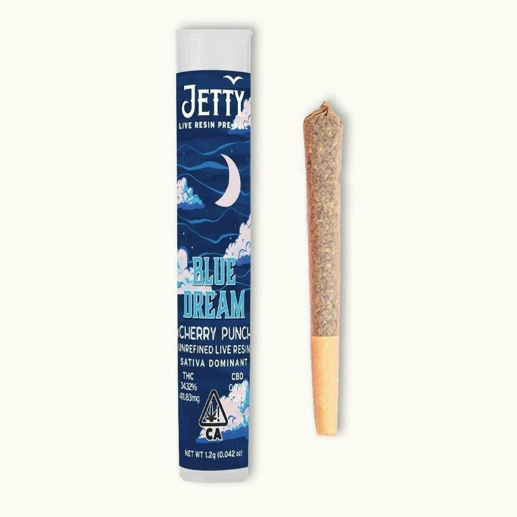 Jetty Extracts - Blue Dream x Cherry Punch | Live Resin Infused Joint | 1g - 1