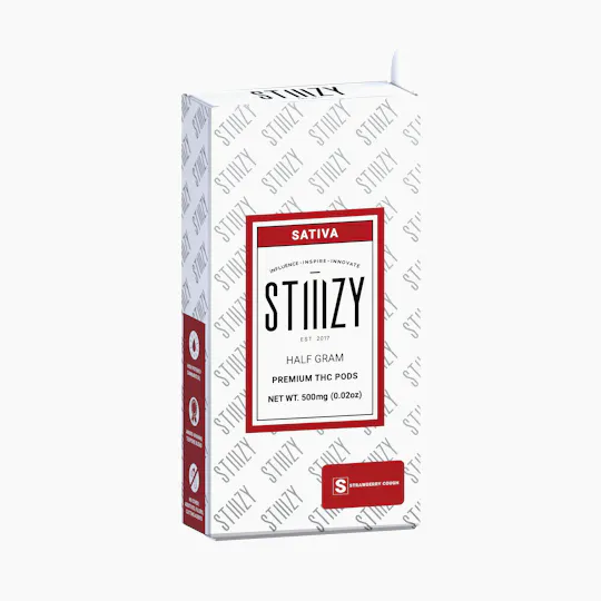 STIIIZY - Vape - STRAWBERRY COUGH - PREMIUM THC POD .5G - IL - 1