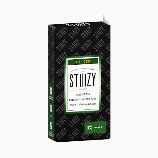 STIIIZY - Vape - MANGO - 1:1 (CBD/THC) PREMIUM POD 1G - IL - 1