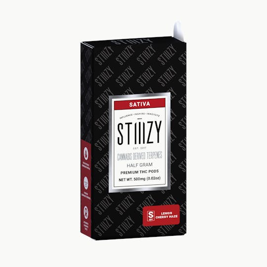 STIIIZY - LEMON CHERRY HAZE - CANNABIS DERIVED TERPENES POD .5G - IL - 1