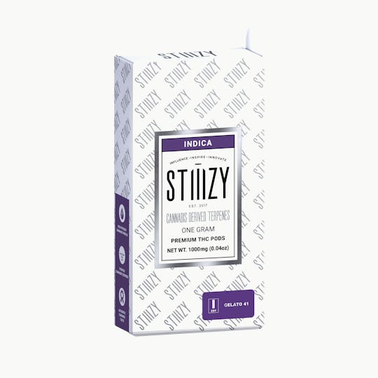 STIIIZY - GELATO 41 - CANNABIS DERIVED TERPENES POD 1G - IL - 1