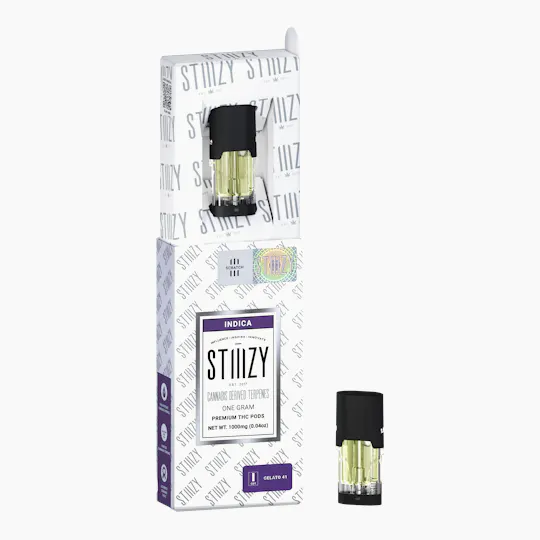 STIIIZY - GELATO 41 - CANNABIS DERIVED TERPENES POD 1G - IL - 1