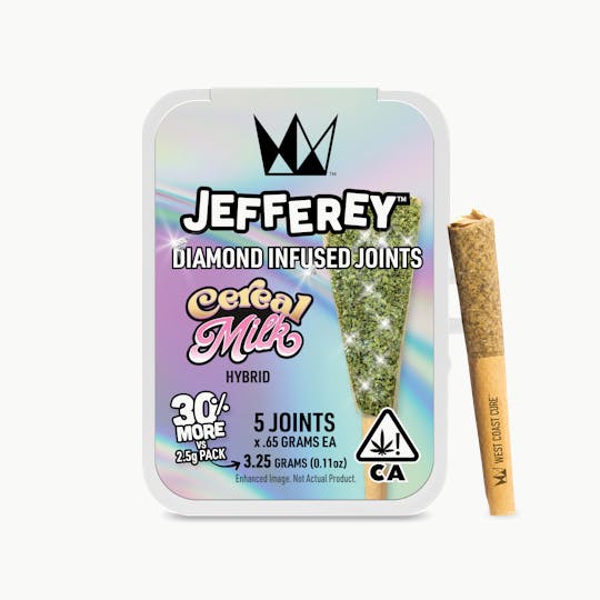West Coast Cure - Cereal Milk - Jefferey Infused Joint .65g 5 Pack - 1
