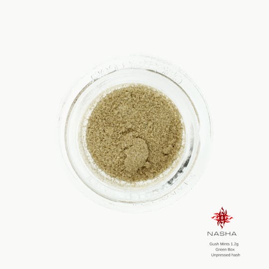 NASHA - Gush Mints 1.2g Green Unpressed Hash (Bandwagon) - 1