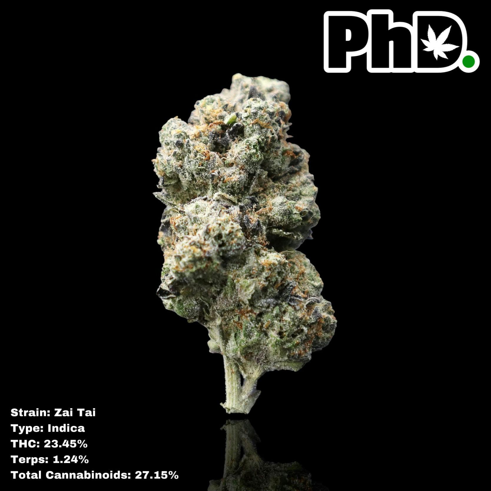 Pharmicated - PhD Indoor Flower - Zai Tai - 1