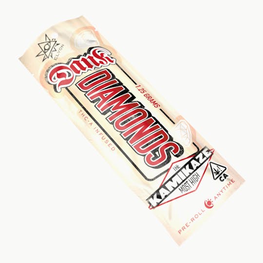 Bango Distribution - Kamikaze | Dank Diamonds Infused Pre-Roll | 1.25 Grams - 1