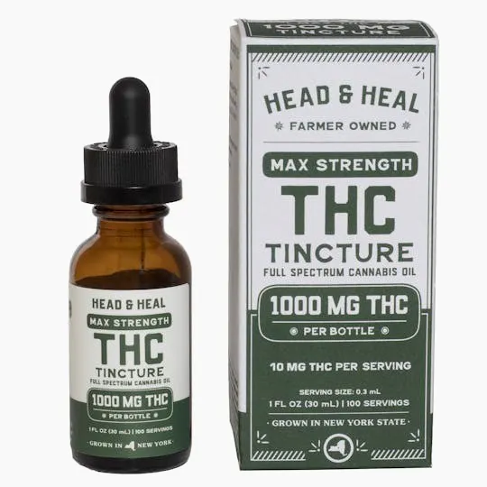 Head & Heal - Head & Heal | Max Strength | Tincture | 1000mg THC | 30mL - 1
