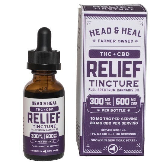 Head & Heal - Head & Heal | Relief | Tinctures | THC:CBD 300mg:600mg | 30mL - 1