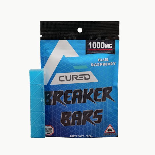Cured - 1,000mg Breaker Bars - Blue Raspberry - 1