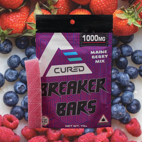 Cured - 1,000mg Breaker Bars - Maine Berry Mix - 1