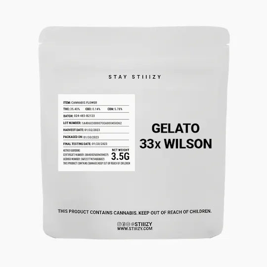 STIIIZY - GELATO 33 X WILSON - 3.5G - 1
