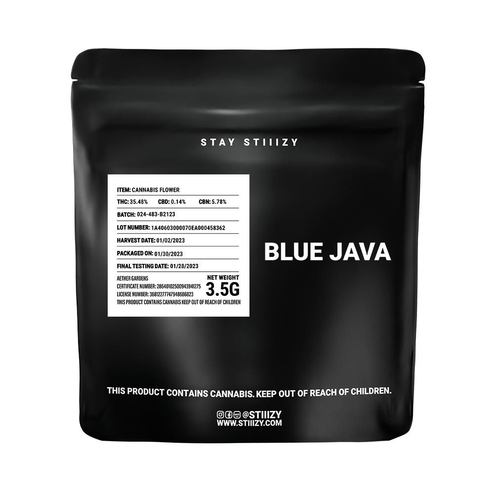 BLUE JAVA - 3.5G Black Label Mylar - STIIIZY