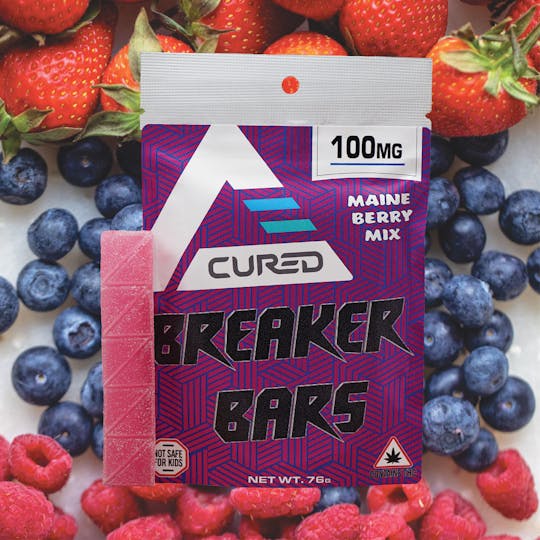 Cured - 100mg Breaker Bars - Maine Berry Mix - 1