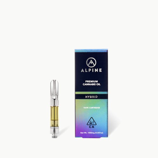 Alpine Vapor - White Runtz - Hybrid - THC Cartridge 1050mg - 1