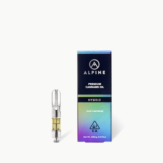 Alpine Vapor - White Runtz - Hybrid - THC Cartridge 550mg - 1