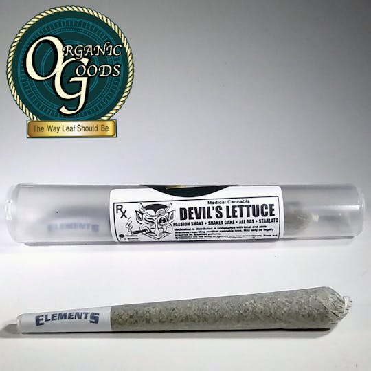 Organic Goods - Organic Goods Pre-Roll Devil's Lettuce 1 G - 1