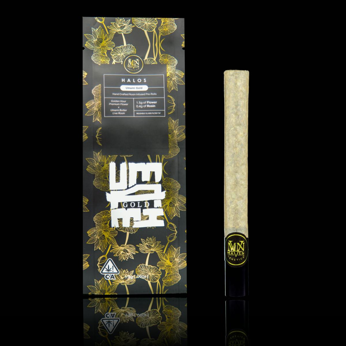 Maven Genetics - Umami Gold Halo Infused Pre-Roll [1.9g] - 1