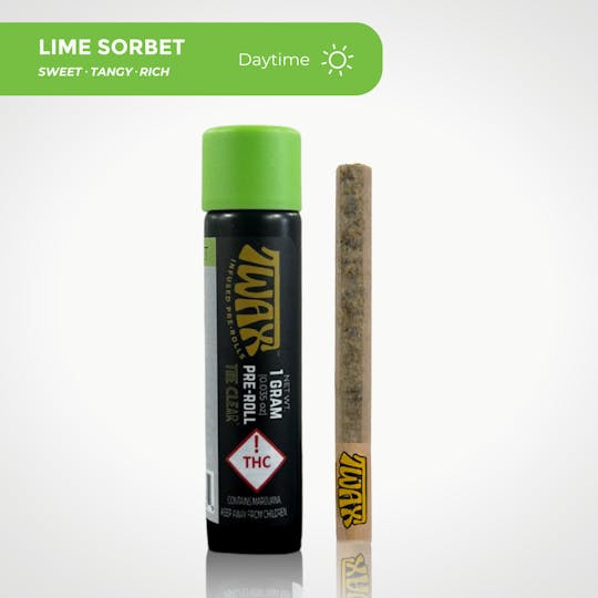 CLEAR Brands - TWAX Infused Pre-roll 1g | Lime Sorbet - 1