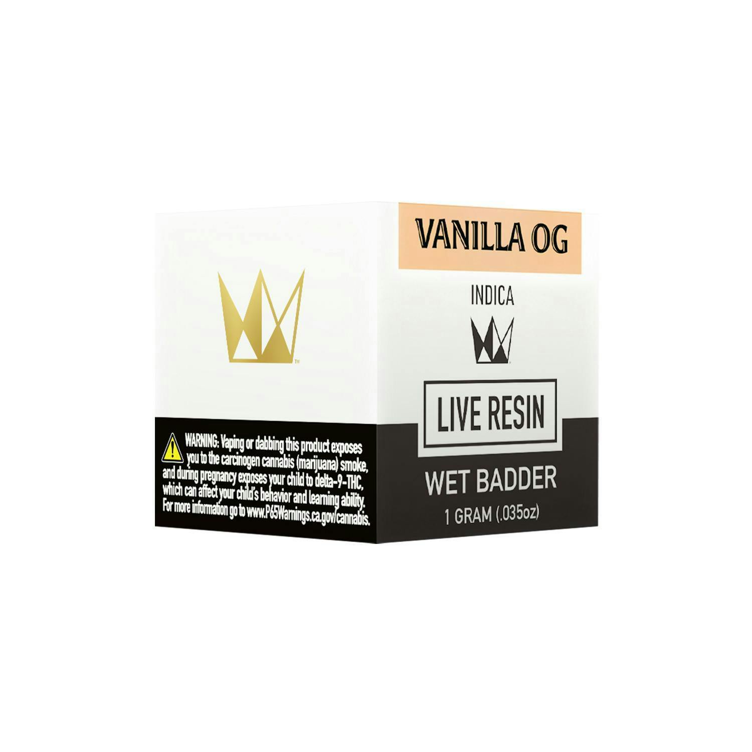 West Coast Cure - Vanilla OG Live Resin Wet Badder - 1