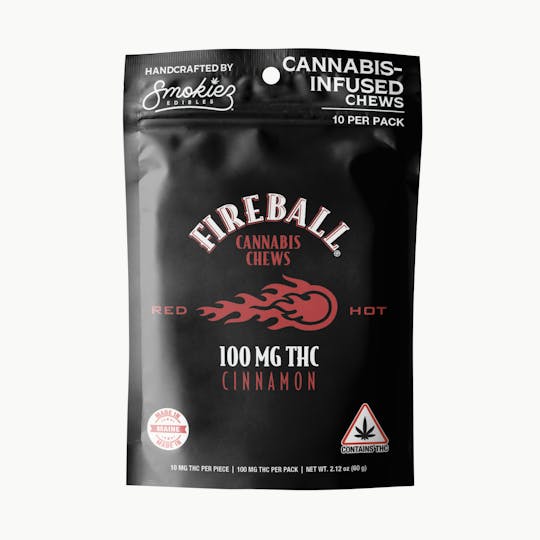 Smokiez Edibles - Fireball Whisky® 100mg THC Distillate Cannabis Gummies - 1