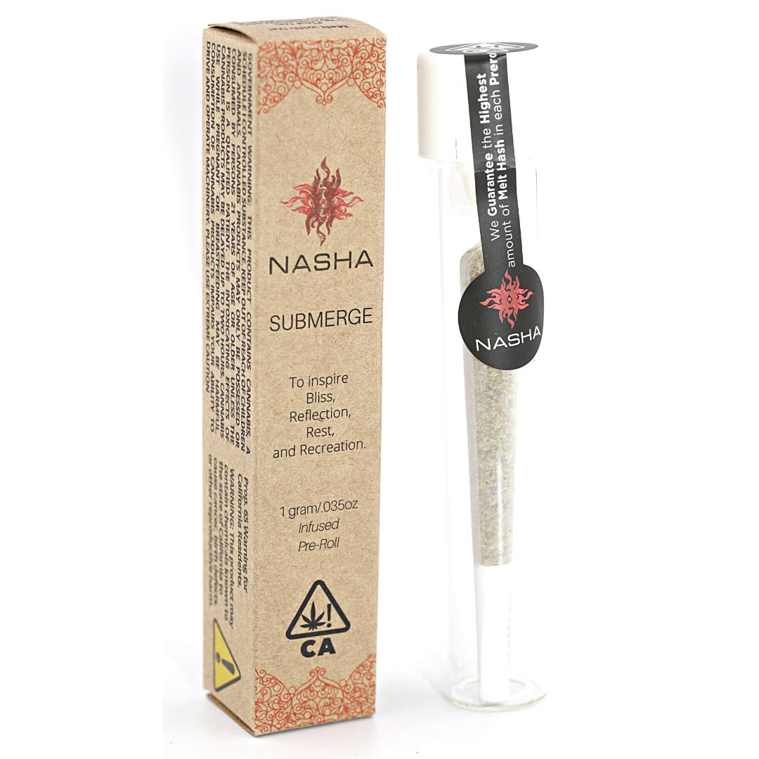 NASHA - Submerge 1 gram Infused Preroll - Gush Mints x Coup d'etat - 1