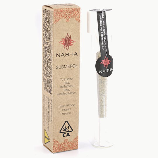 NASHA - Submerge 1 gram Infused Preroll - Gush Mints x Coup d'etat - 1