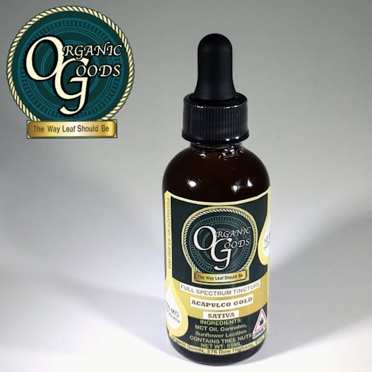 Organic Goods - Organic Goods Tincture THC Full Spectrum Acapulco Gold 550 MG - 1