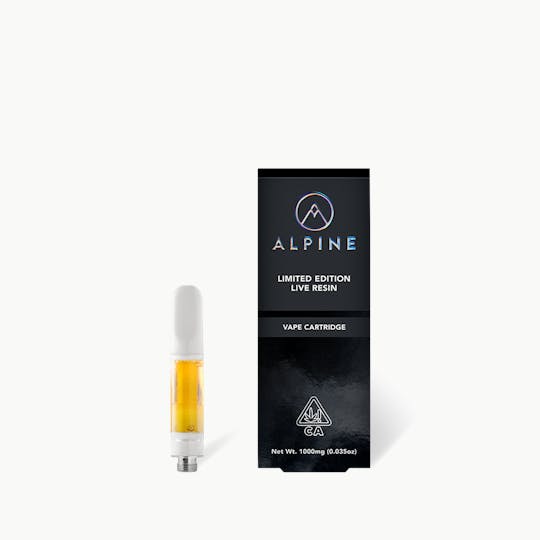 Alpine Vapor - Alien Cookies - Hybrid - Live Resin Cartridge 1g - 1