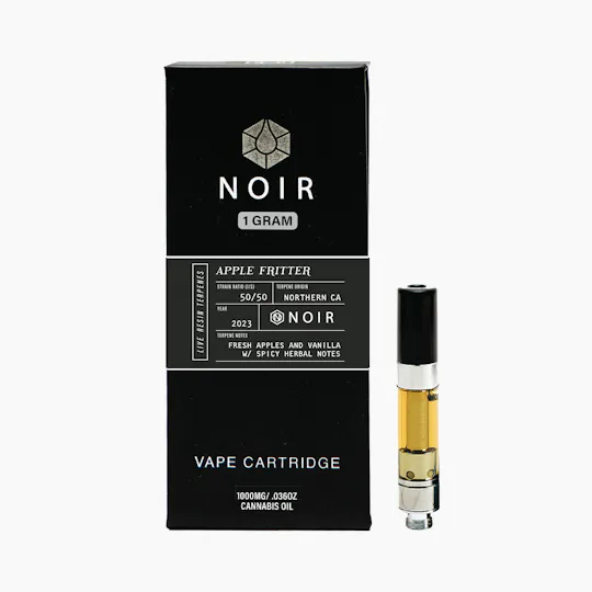 Timeless Vapes - Apple Fritter | NOIR Live Resin Cartridge | 1g - 1