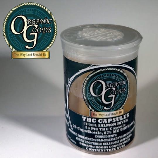 Organic Goods - Organic Goods THC Capsules Salmon River 875 MG - 1