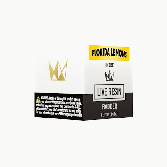 West Coast Cure - Florida Lemons Live Resin Badder - 1