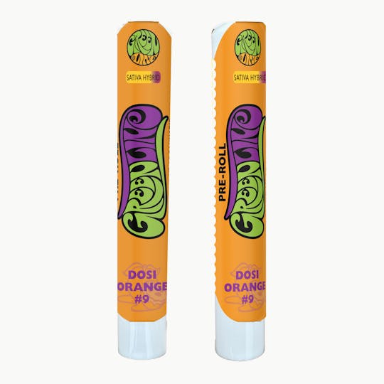 Greenline - Dosi-Orange #9 - Indoor Flower Pre-Roll - Sativa Hybrid - 1g - 1