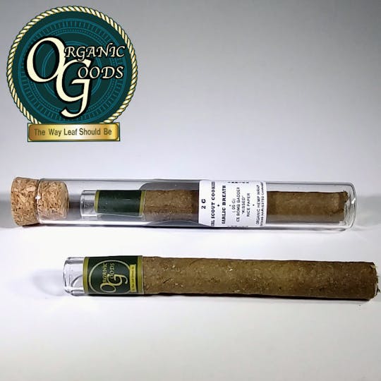 Organic Goods - OG Badder Kissed TF Blunt Girl Scout Cookies x Garlic Breath 2.05 G - 1