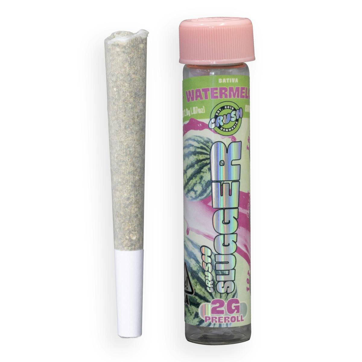 Crush Cannabis - Crush Cannabis 2g Slugger - Watermelon - Pre-Roll - 1