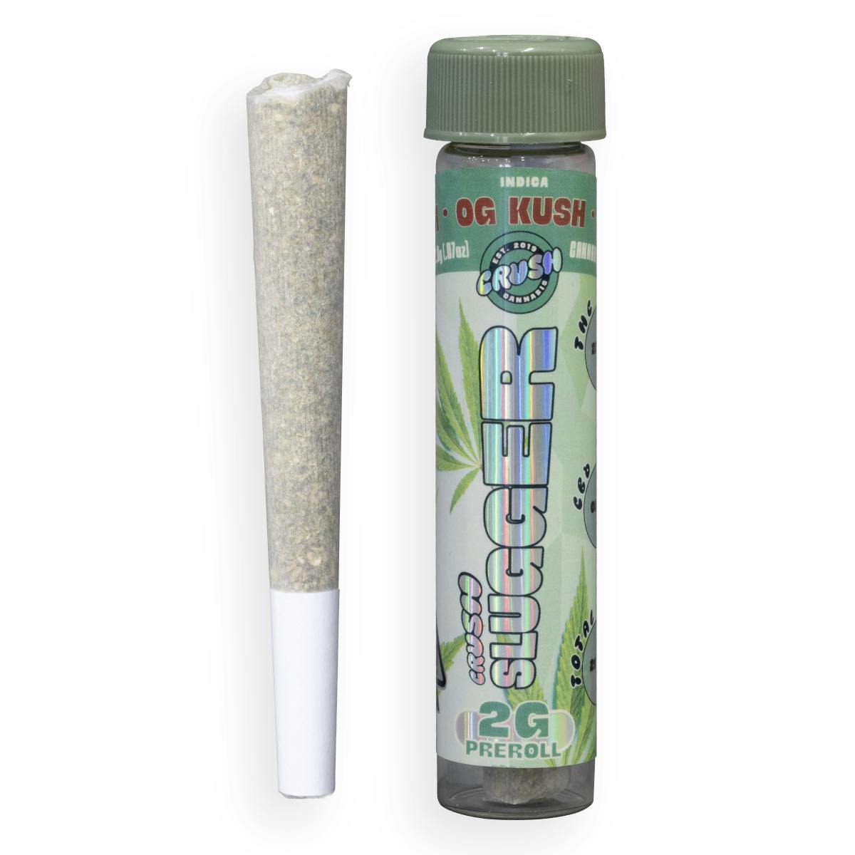 Crush Cannabis - Crush Cannabis 2g Slugger - OG Kush - Pre-Roll - 1