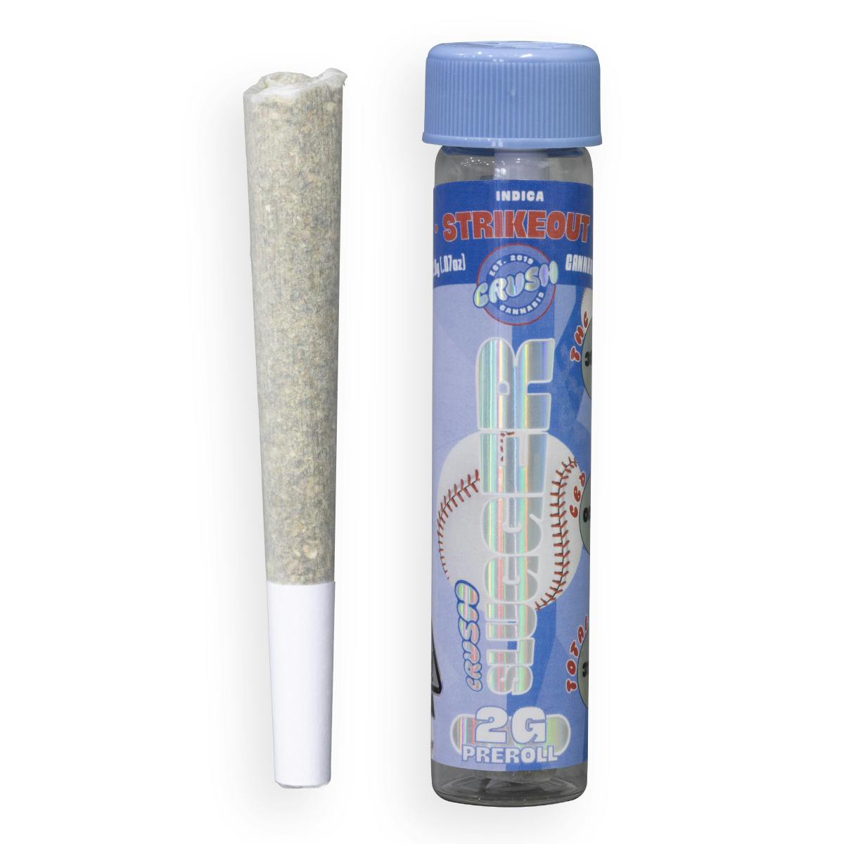 Crush Cannabis - Crush Cannabis 2g Slugger - Strikeout - Pre-Roll - 1
