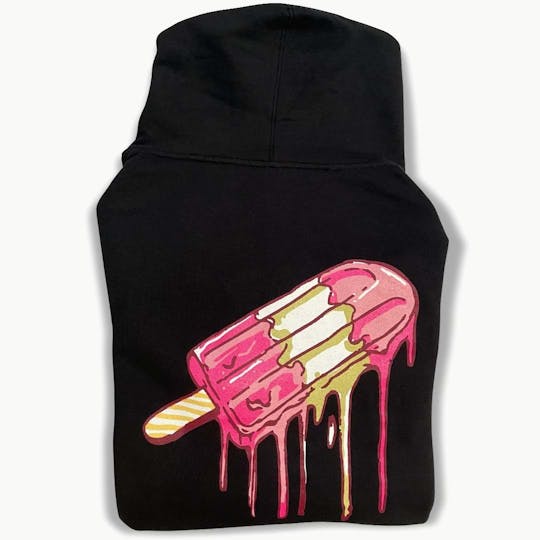 Paletas - Paletas: Black-Zip Up (Stacked Logo/Pink Popsicle Logo) - 1