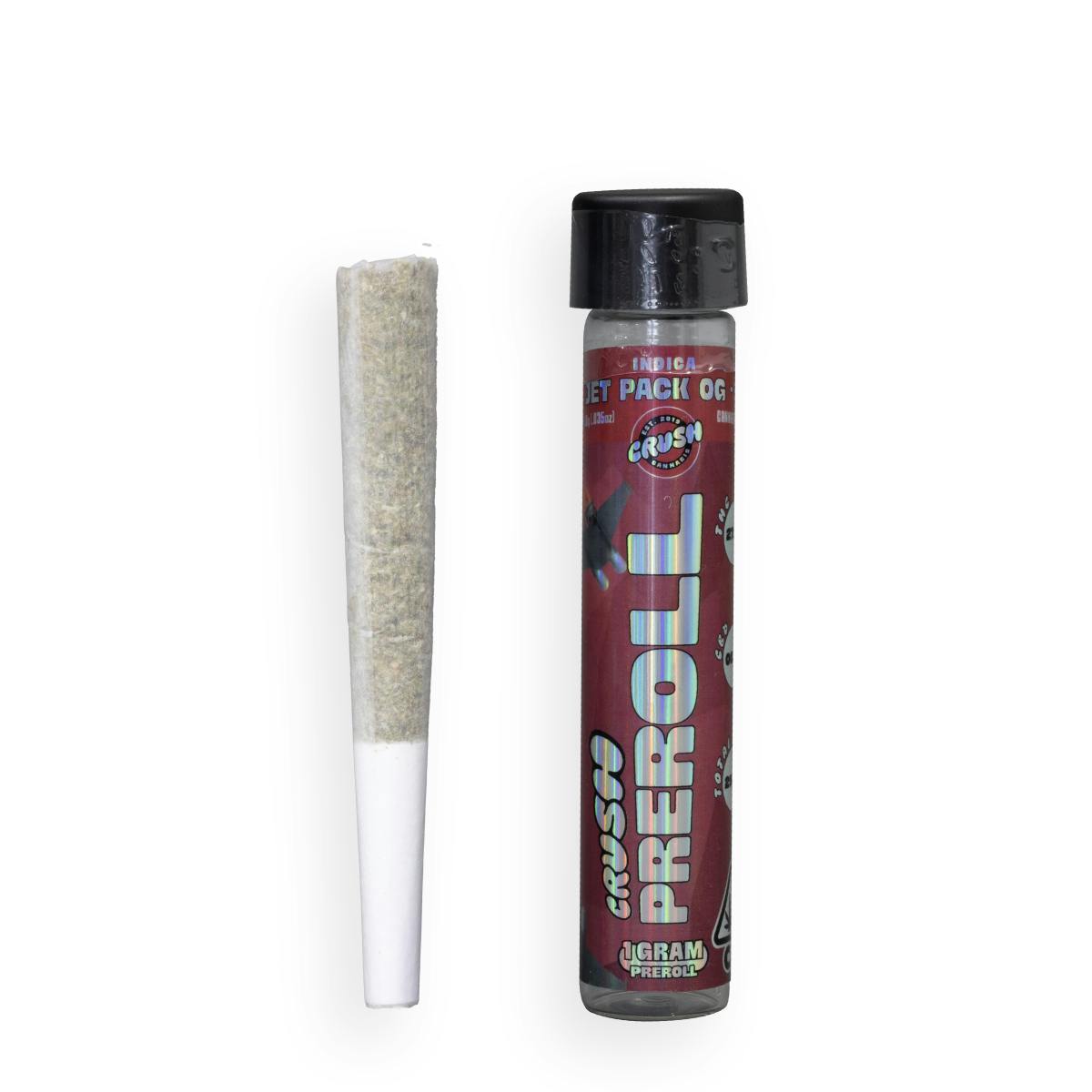 Crush Cannabis - Crush Cannabis 1g - Jet Pack OG - Pre-Roll - 1