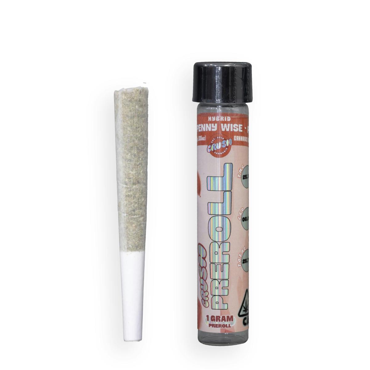 Crush Cannabis - Crush Cannabis 1g - Penny Wise - Pre-Roll - 1