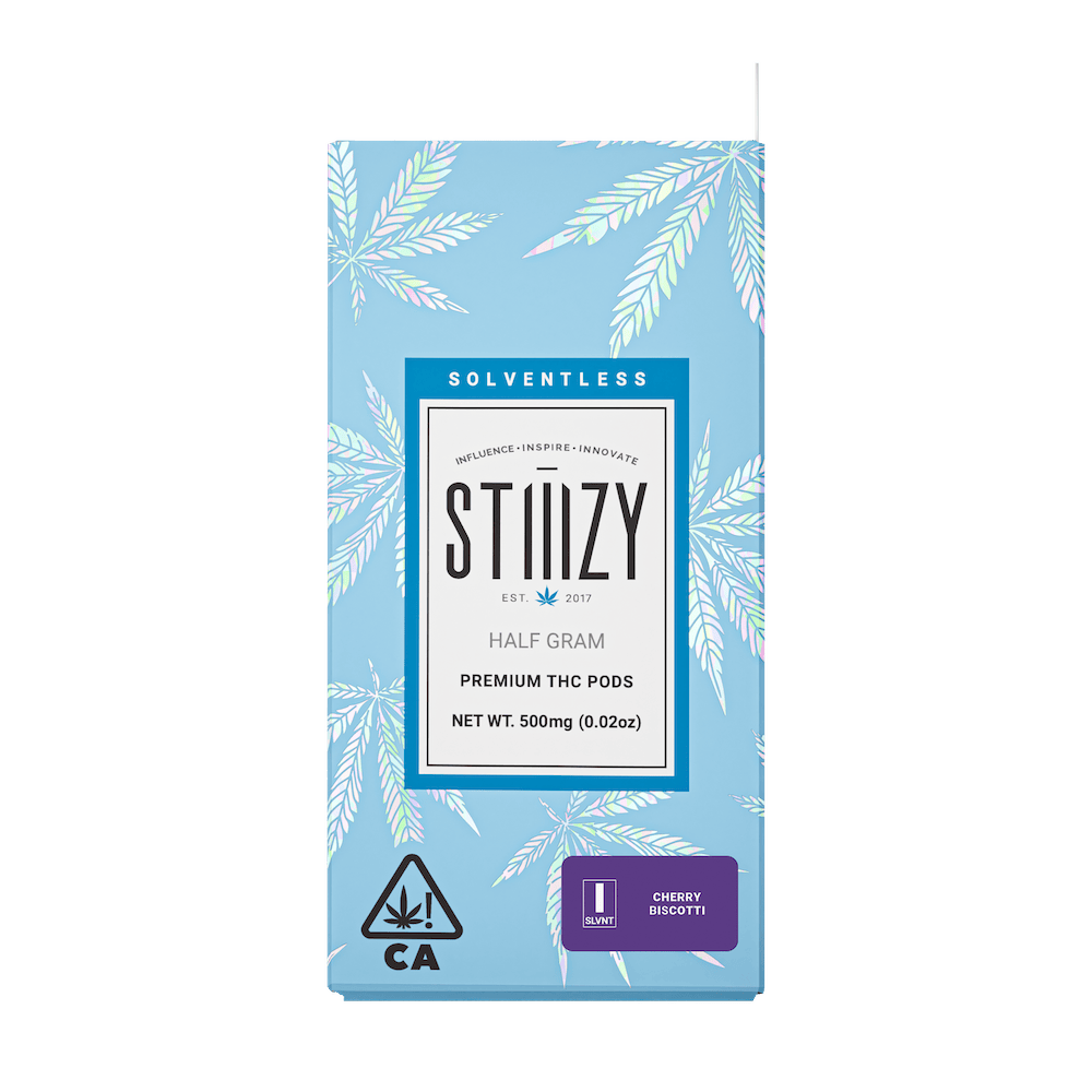 STIIIZY - Vape Cartridge - CHERRY BISCOTTI .5G Solventless Live Rosin Pod - STIIIZY - 1