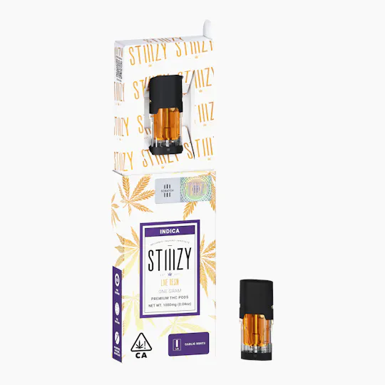 STIIIZY - Vape Cartridge - GARLIC MINTS 1G Live Resin Pod - STIIIZY - 1
