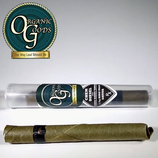 Organic Goods - Organic Goods King Palm w/ Terpenes Chem Diesel 1.5 G - 1