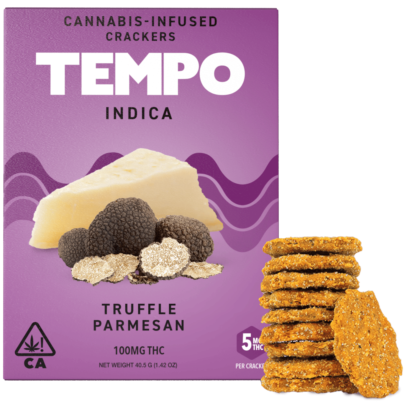 Tempo - Tempo | Truffle Parmesan | Create Crackers | Baked Goods | 100mg - 1