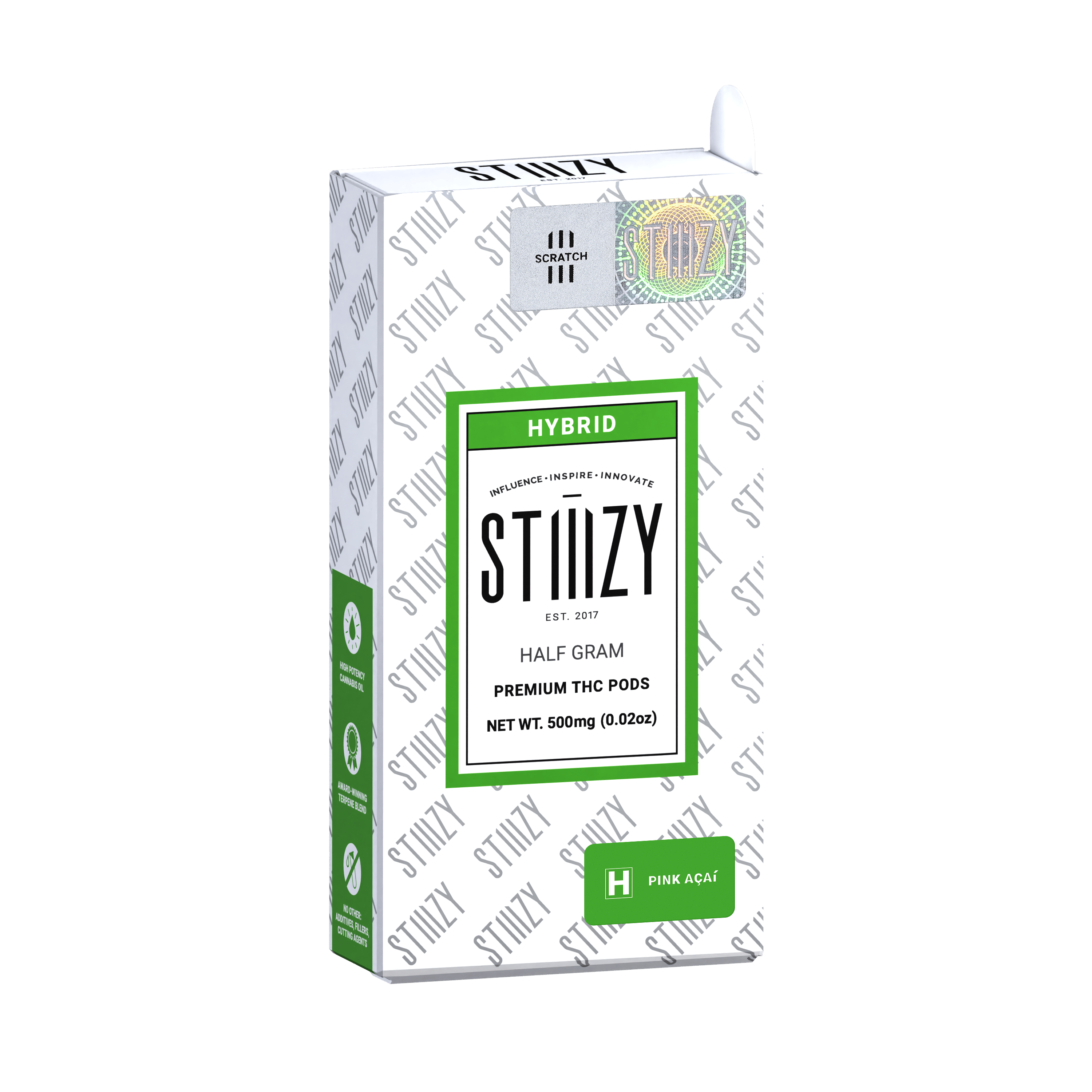 STIIIZY - Vape - PINK ACAI - PREMIUM THC POD .5G - IL - 1