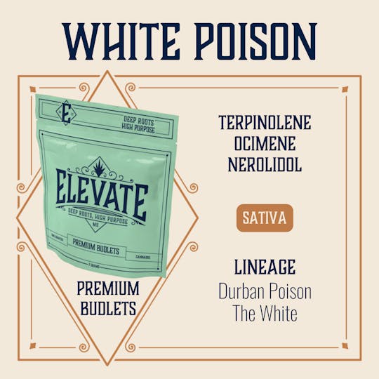 Elevate Missouri - White Poison - 7g Budlets - 1