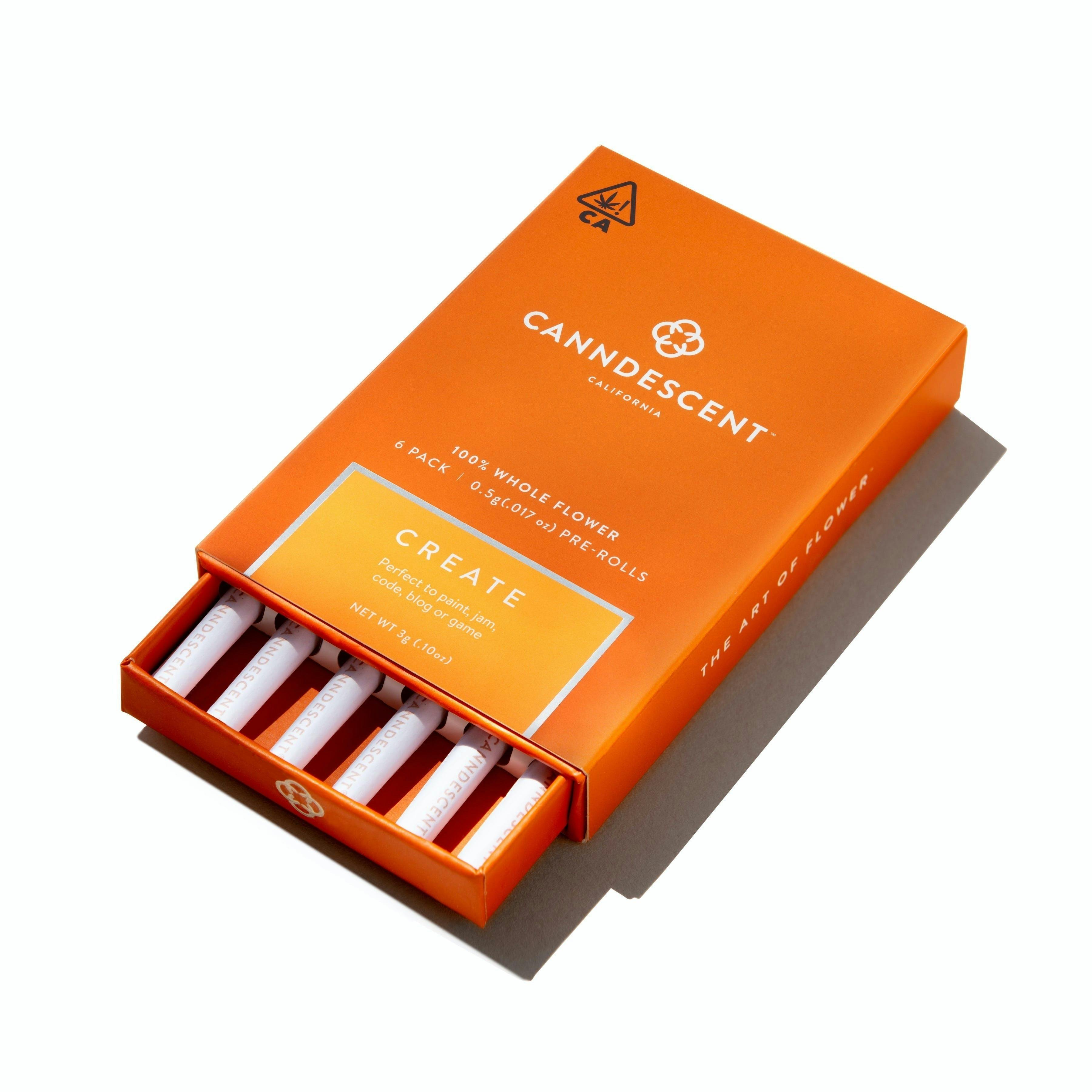 Canndescent - CREATE - Lemon Vuitton [.5g 6-Pack Pre-Rolls] - 1